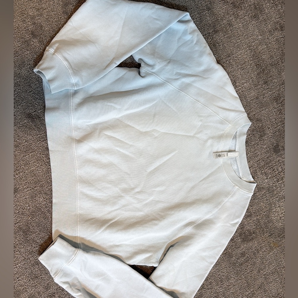 Skims Light Blue Crewneck Sweatshirt